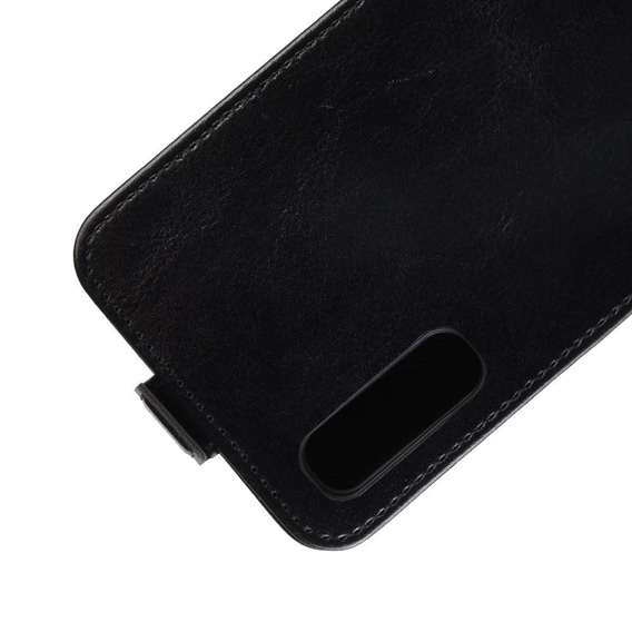 Pattintható tok a Samsung Galaxy A50 / A30s, Flip, fekete