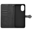 Pattintható tok a Oppo A58 4G, Mandala, fekete
