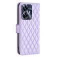 Pattintható tok a Realme C55, Wallet, BINFEN COLOR, lila