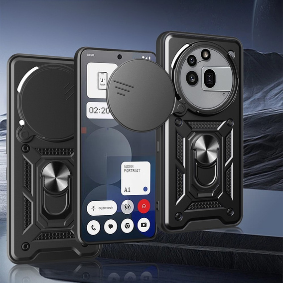 Telefontok a Nothing Phone 3A Pro, CamShield Slide, fekete