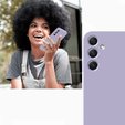 Telefontok a Samsung Galaxy A34 5G, Silicone Lite, lila