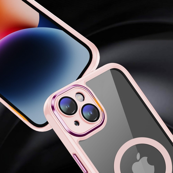 Tok iPhone 13, ERBORD Impact Guard, MagSafe, rózsaszín