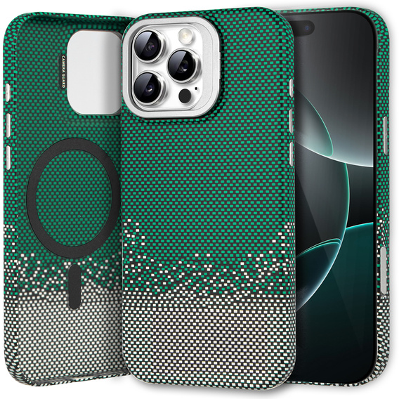 Tok iPhone 16 Pro készülékhez, Frame Kickstand, MagSafe, Sand Green