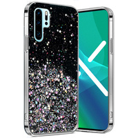 Telefontok a Huawei P30 Pro, Glittery, fekete