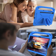 Gyermek tok Samsung Galaxy Tab S10 Lite / S10 FE / S9 FE, fogantyúval, kék