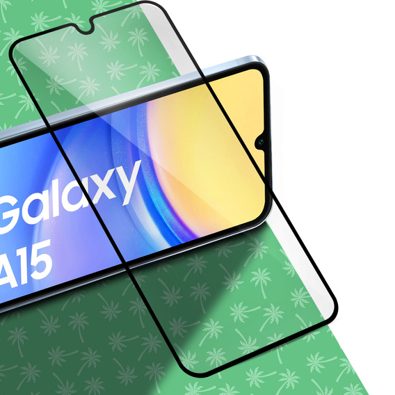 5D Full Glue Smart Palm edzett üveg Samsung Galaxy A15 4G/5G készülékekhez