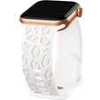 Szilikon szíj az Apple Watch 1/2/3/4/4/5/6/7/8/9/10/SE 38/40/41/42mm-es órájához.
