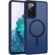 Tok Samsung Galaxy S20 FE-hoz, MagSafe, ERBORD Matt Case, tengerészkék + képernyőüveg