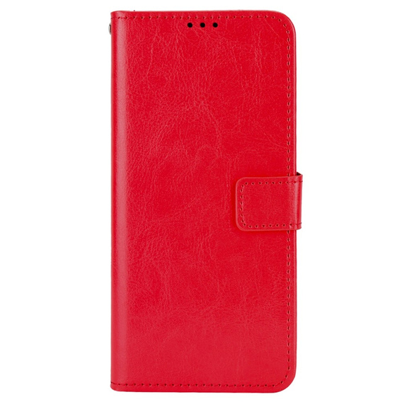 Pattintható tok a Xiaomi Redmi A1 4G / A2 4G, Crazy Horse Wallet, piros