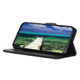 KHAZNEH RFID tok Motorola G85 5G, Litchi textúra, fekete