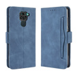 Pattintható tok a Xiaomi Redmi Note 9, Card Slot, kék