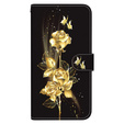 Pattintható tok a Infinix Hot 40i, Wallet, Butterfly rose
