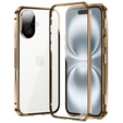 Tok iPhone 16, Magnetic Dual Glass, arany