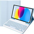 Tok + billentyűzet iPad 10.9 2022 10 Gen, Pen Slot, kék