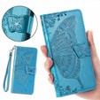 Pattintható tok a Realme 14X / Realme C75, Butterfly, kék