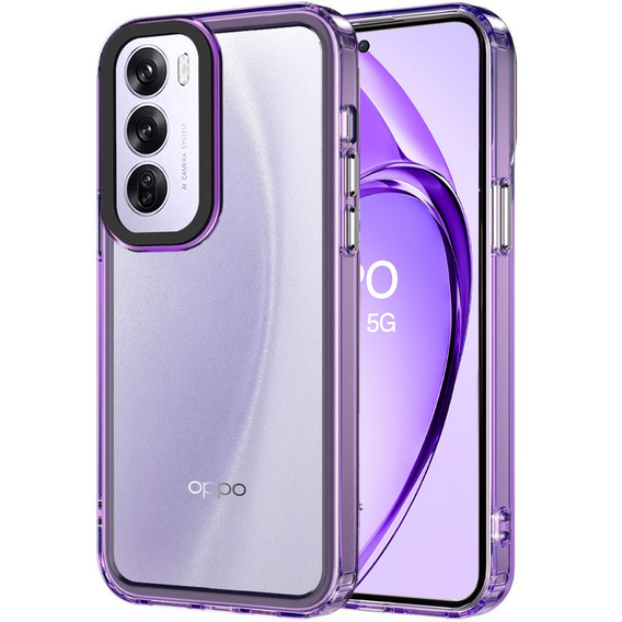 Telefontok a Oppo A80, Fusion Hybrid, átlátszó / lila