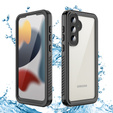 IP68 vízálló tok a Samsung Galaxy S23 FE, Redpepper, fekete