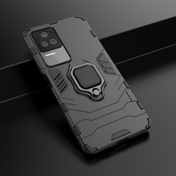 Telefontok a Xiaomi Poco F4 5G, Kickstand Ring, fekete