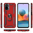 Páncélozott telefontok a Xiaomi Redmi Note 10 / 10S, Nox Case Ring, piros