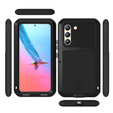 Love Mei Telefontok a Samsung Galaxy S22, armored with glass, fekete