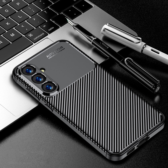 Telefontok a Samsung Galaxy S23 FE, Carbon Gel, fekete