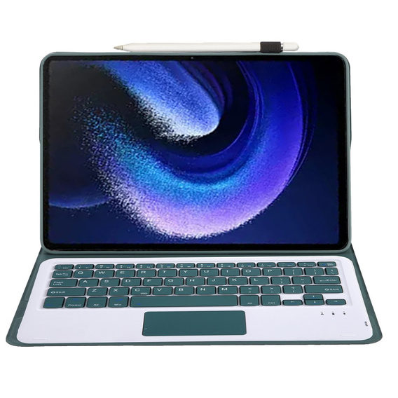 Tok + billentyűzet Xiaomi Pad 6 / 6 Pro, Touchpad, zöld