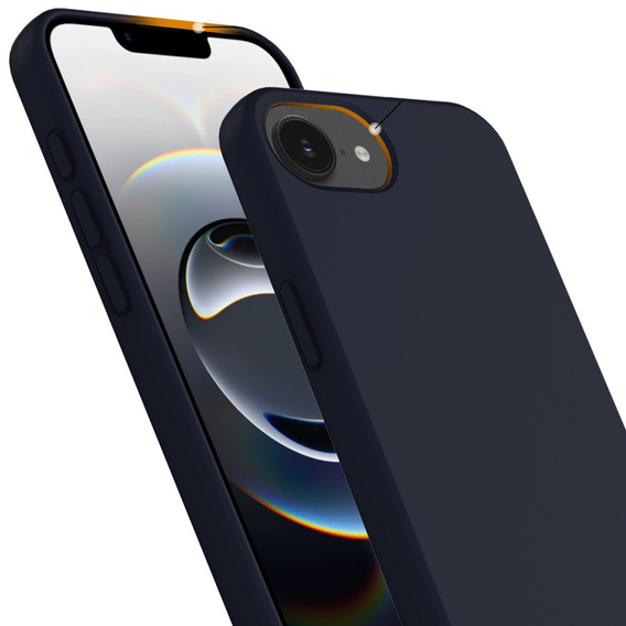 Telefontok a iPhone 16e, Silicone MagSafe, sötétkék