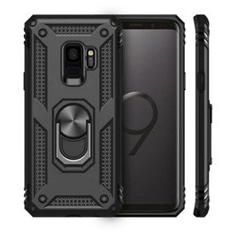 Páncélozott telefontok a Samsung Galaxy S9, Nox Case Ring, fekete