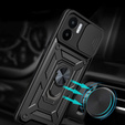 Telefontok a Xiaomi Redmi A1 4G / A2 4G, CamShield Slide, fekete