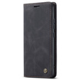 CASEME tok Xiaomi 12T / 12T Pro, Leather Wallet Case, fekete