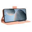 Pattintható tok a Xiaomi Poco F6 Pro, Card Slot, rózsaszín