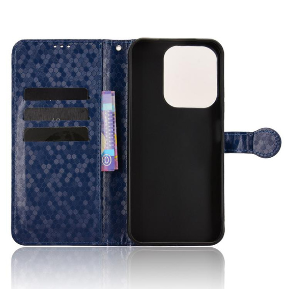 Flap tok Xiaomi Redmi 15C 4G/LTE, Wallet Rhombus, kék