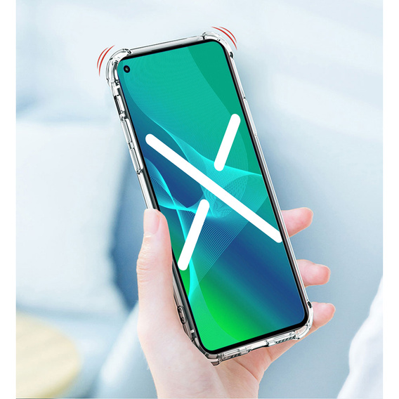 Telefontok a Oppo Reno6 Pro 5G, Dropproof, átlátszó