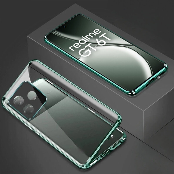 Tok az Realme GT 6 / 6T, Frame Case, zöld