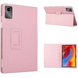 Tok Lenovo Tab M11, bi-fold, patenttal, rózsaszín
