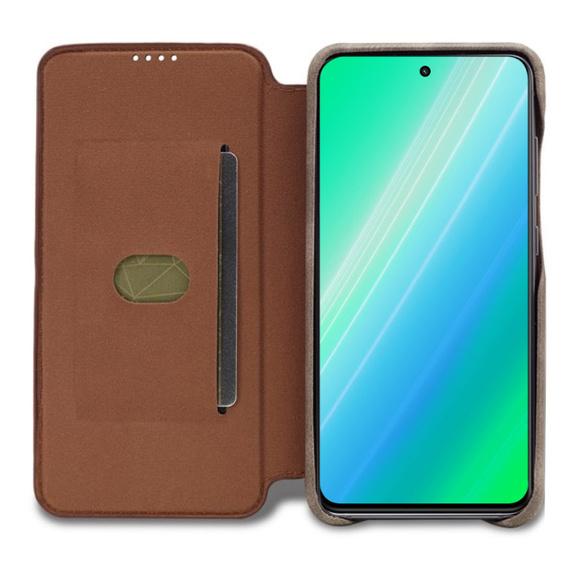 Pattintható tok a Samsung Galaxy A54, ERBORD Retro, barna