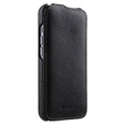MELKCO flip tok iPhone 15 Pro-hoz, bőr, flip, fekete