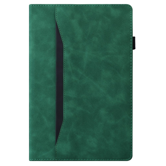 Tok Samsung Galaxy Tab A9+, Classic, tolltartóval, zöld