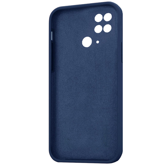 Telefontok a Xiaomi Redmi 10C, Silicone Lite, sötétkék