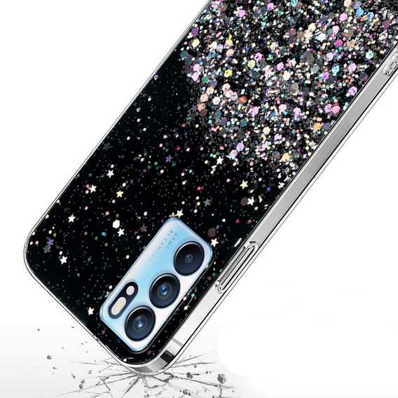 Telefontok a OPPO Reno 6 5G, Glittery, fekete