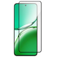 3D edzett üveg Oppo Reno 12FS / 12F készülékhez, fekete keret