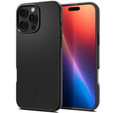 Spigen tok iPhone 16 Pro Max készülékhez, Thin Fit Mag, fekete + 9H edzett üveg