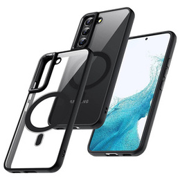 Telefontok a Samsung Galaxy S22 5G, ERBORD Hybrid MagSafe Case, fekete
