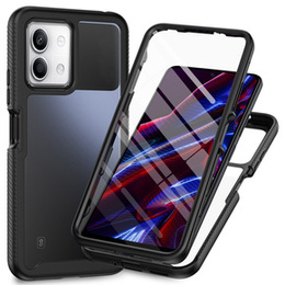 Tok Xiaomi Redmi Note 13 5G készülékhez, Shockproof, fóliával, fekete