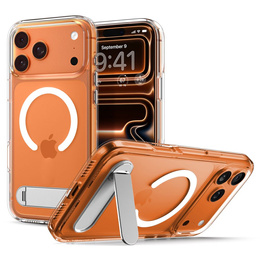 Spigen Ultra Hybrid "S" MagSafe tok iPhone 17 Pro készülékhez, átlátszó / fehér