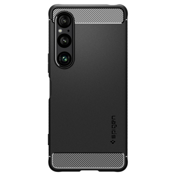 SPIGEN Rugged Armor tok Sony Xperia 1 VI készülékhez – Matt fekete