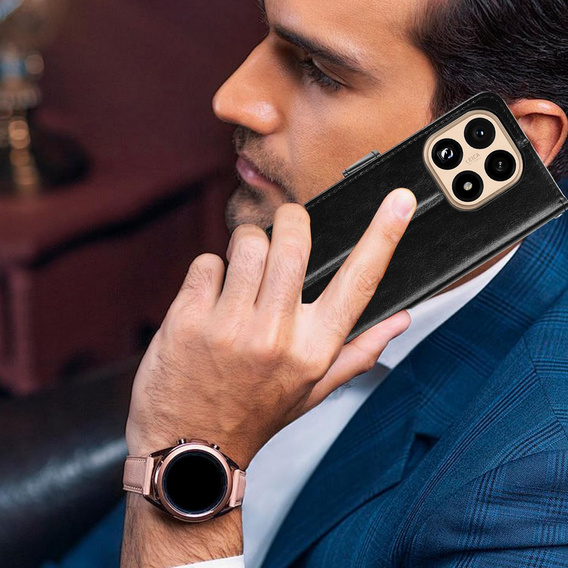 Őrült ló pénztárca pénztárca tok Xiaomi 15T számára