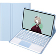 Tok + billentyűzet Samsung Galaxy Tab S6 Lite 2020 P610/P615 / S6 Lite 2022 10.4, Touchpad Pen Slot, kék