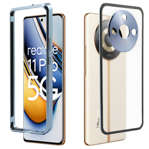 Tok az Realme 11 Pro 5G / Pro+ 5G, Frame Case, kék