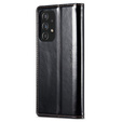 CASEME flip tok Samsung Galaxy A52/A52s, Waxy Textured, fekete